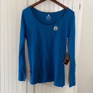 PACT Shoreline long sleeve ballet neck tee